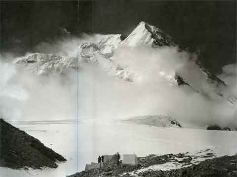 
Broad Peak Central And North Summits Chinese Side From Godwin-Austen Glacier 1909 - Summit Vittorio Sella book
